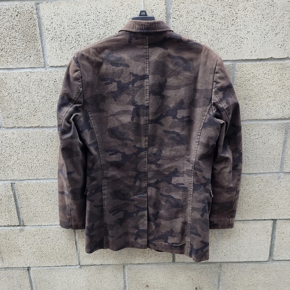Vintage Express Camo Blazer Jacket Men’s Size Small - Picture 3 of 8